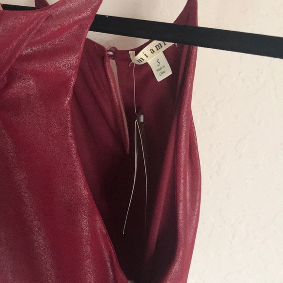 NWT Miami shimmery red dress - Picture 6 of 7